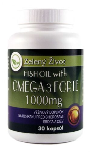 Fish oil with Omega-3 Forte 1000mg 30 kapsúl