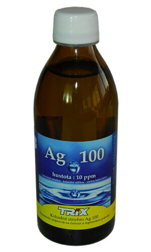 Koloidné striebro Ag 100 10ppm 300ml