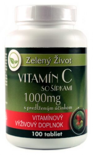 Vitamin C so šípkami 1000mg s predĺženým účinkom 100 tabliet