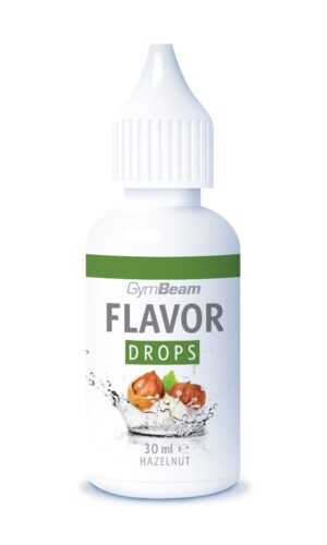 GymBeam  Flavor Drops lieskový orech 30 ml
