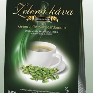 Zelená káva s kardamonom