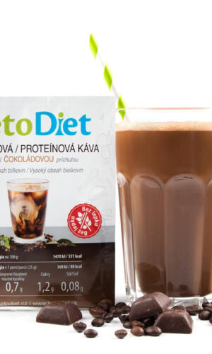 KetoDiet Proteínová ľadová káva s čokoládovou príchuťou (7 porcií) - test na koronavírus