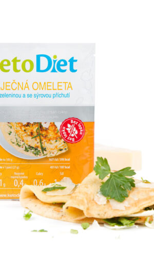KetoDiet Proteínová omeleta so syrovou príchuťou (7 porcií) - test na koronavírus