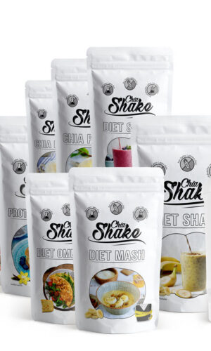 Chia Shake Cambridge diéta na 4 týždne 152 jedál