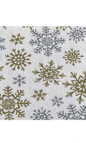 Prestieranie Snowflakes biela