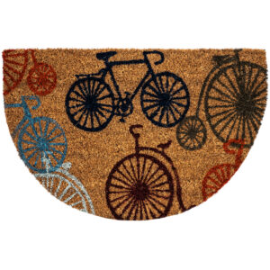 Kokosová rohožka Bicykle polkruh
