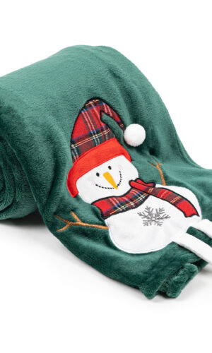 4Home Vianočná deka Snowman