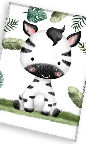 Detská deka Malá Zebra