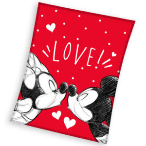 Detská deka Mickey a Minnie Mouse Love