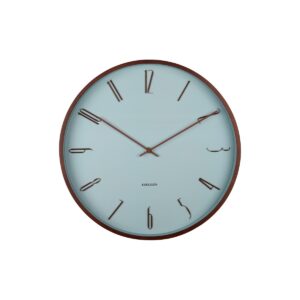 Dizajnové nástenné hodiny Karlsson 6014BL modré